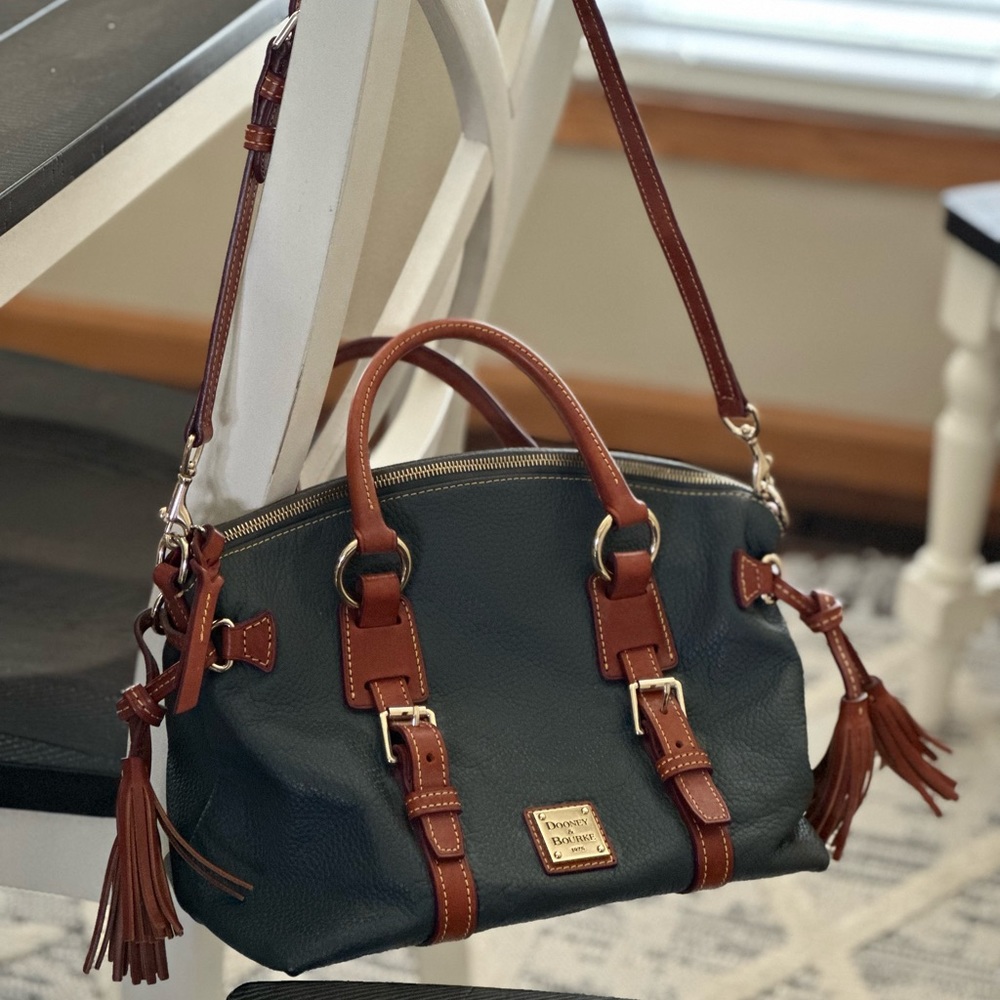 Dooney and Bourke grey satchel purse